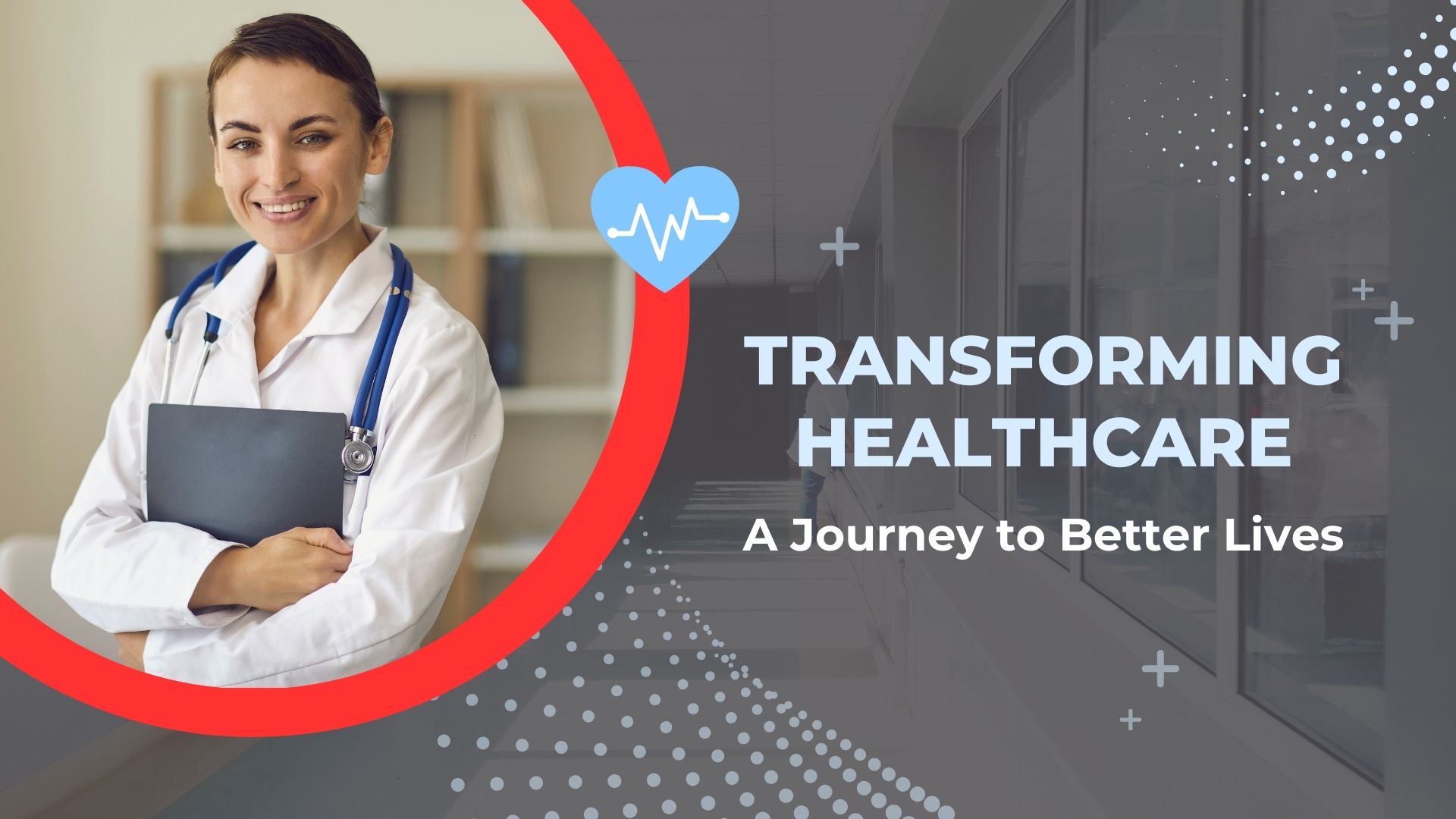Blue and White Modern Medical Healthcare Presentation
